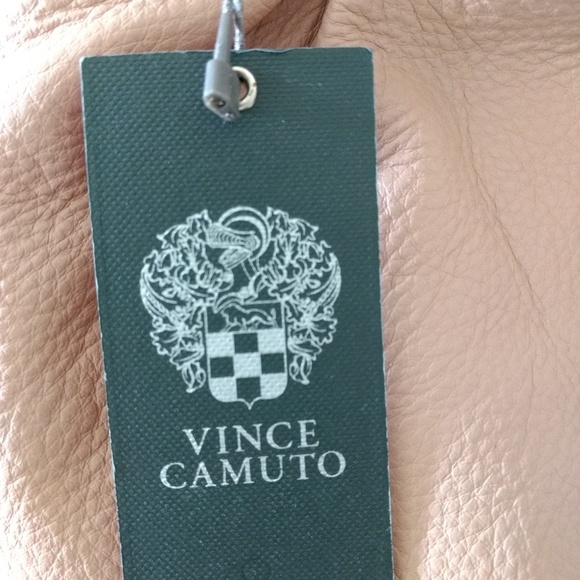 Vince Camuto handbag, black and tan leather bag - Picture 6 of 7